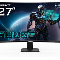 Monitor curvo QHD - Gigabyte GS27QC 27 - NUOVO