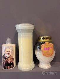 Set candele cimitero