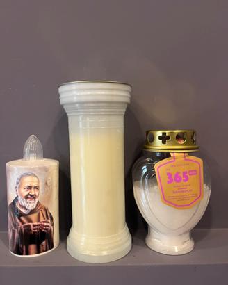 Set candele cimitero