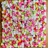 Pannello fiori artificiali