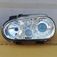 Coppia fari R32-look VW Golf 4 98-03 cromo