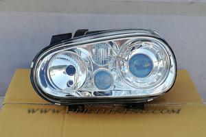 Coppia fari R32-look VW Golf 4 98-03 cromo