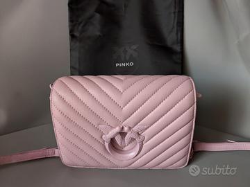 Pinko Love click mini sheep nappa chevron, lilla