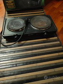 Fornello elettrico a due piastre