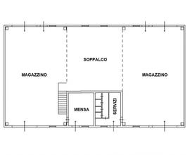 Magazzino con area edificabile residua