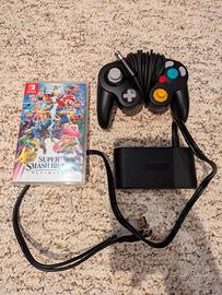 Nintendo Switch Gamecube Controller + Super Smash