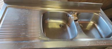 lavandino cucina acciaio inox