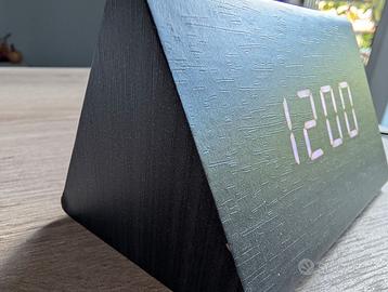 Sveglia Legno Orologio Digitale LED come nuova