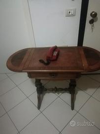 tavolino vintage in legno massello 