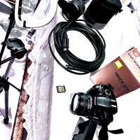 KIT Reflex Obiettivi Cavalletto Ring Light Ecc…