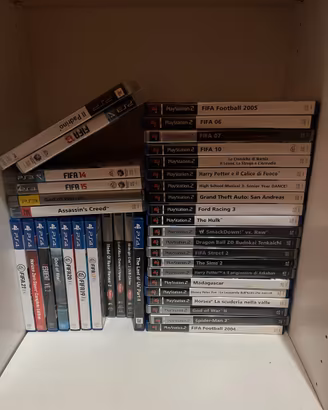 Giochi PS2, PS3, PS4 e PSP
