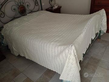 Coperta traforata di lana, matrimoniale -