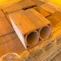 Mattoni portabottiglie in terracotta