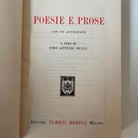 Libro "Poesie e Prose" di Giacomo Leopardi
