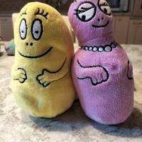2 peluche Barbapapà 