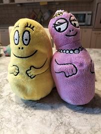 2 peluche Barbapapà 