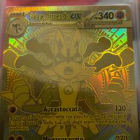Mega lucario ex oro italiana