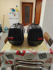 Borse moto rigide laterali vintage