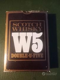 Carte da poker "Scotch Whisky W5 Double-U-Five"