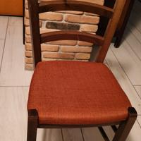sedie legno imbottite