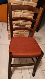 sedie legno imbottite