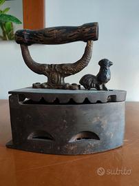 Ferro da stiro a carbone vintage 