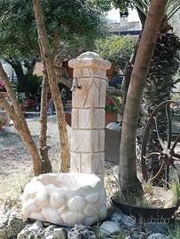 Fontana fontanella giardino pietra cemento