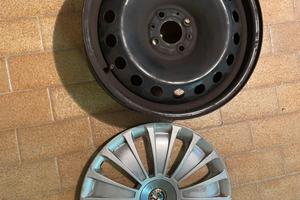 4 cerchi + copricerchi alfa