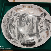 3 Piatti decorati Piero Fornasetti per MARTINI & R