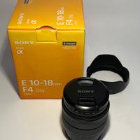 SONY Obiettivo Grandangolare SEL 1018 zoom 10-18mm
