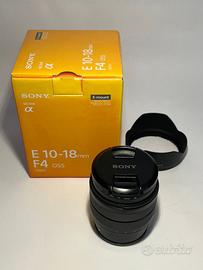 SONY Obiettivo Grandangolare SEL 1018 zoom 10-18mm