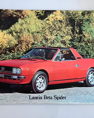 Brochure Lancia Beta Spider