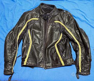 Giacca moto axo in pelle taglia S
