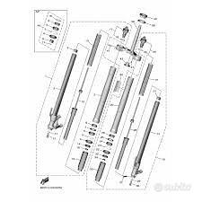gabel fork forks forcella destra Yamaha r7 2022 20