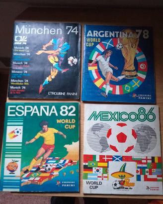 Album figurine calciatori panini mondiali completi