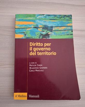libro diritto per il governo del territorio 