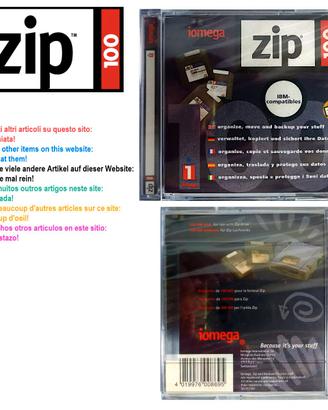 SuperFloppy Disk Iomega Zip da 100 MB,  1995
