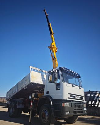 IVECO EuroCargo 170E27 Gru EFFER + Ribaltabile tri