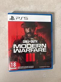 Videogioco call of duty modern warefare 3 PS5