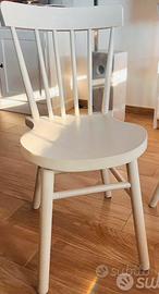 Sedia bianca ikea NORRARYD