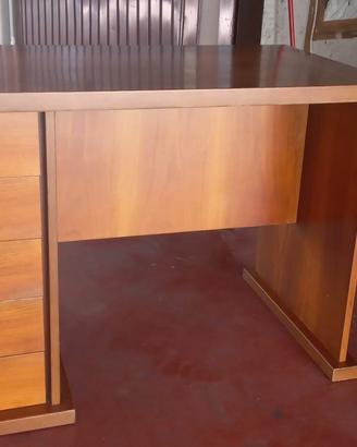 Scrivania antica stile Liberty vintage anni '70