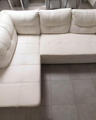Divano letto angolare con penisola