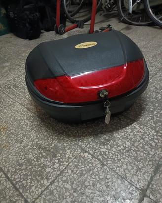 Bauletto moto 50 litri più staffa bauletto per mot