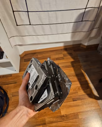 3x HDD, 2tb, 1tb, 500gb