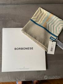 Foulard Borbonese 100% seta nuovo con cartellino