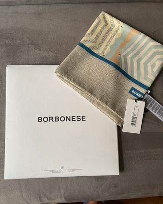 Foulard Borbonese 100% seta nuovo con cartellino