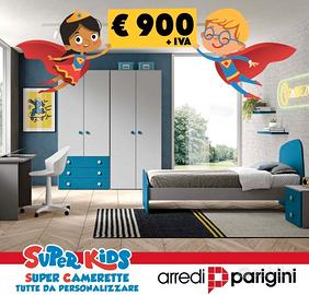 Cameretta a composizione- colori a scelta - PROMO