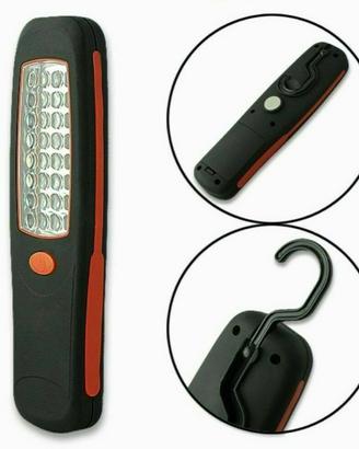 LAMPADA TORCIA 24 LED CON GANGIO CALAMITA FARO
