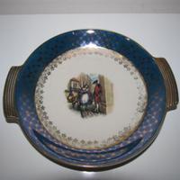 Piatto Hutschenreuther - Oro 22K - Design d'Epoca