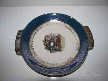 Piatto Hutschenreuther - Oro 22K - Design d'Epoca